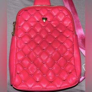 Pink sling bag